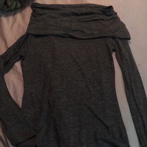 Off the shoulder long sleeve